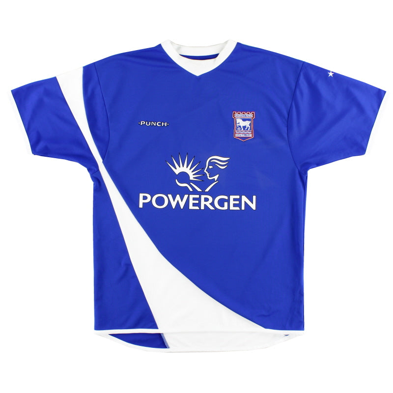 2005-06 Ipswich Punch Heimtrikot *Neuwertig* M