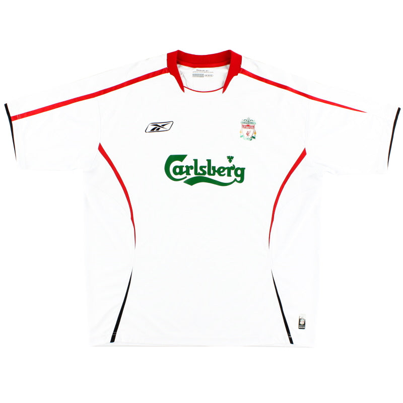 2005-06 Liverpool Reebok Auswärtstrikot XS