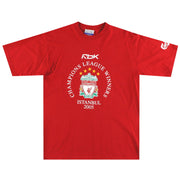 2005–06 Liverpool Reebok „Champions League Sieger“ Grafik-T-Shirt L