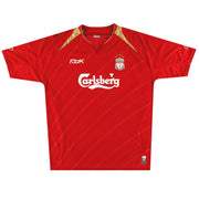 2005-06 Liverpool Reebok Champions League Home Shirt XL