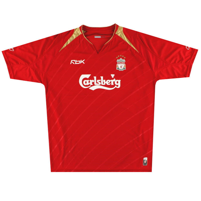 Liverpool 2005-06 home Champions League shirt XL