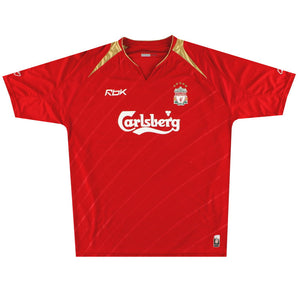 Liverpool 2005-06 home Champions League shirt XL