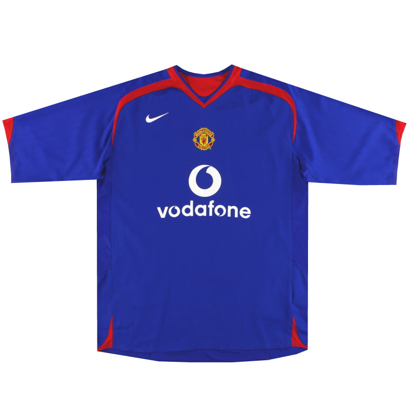 2005-06 Manchester United Nike Auswärtstrikot XXL