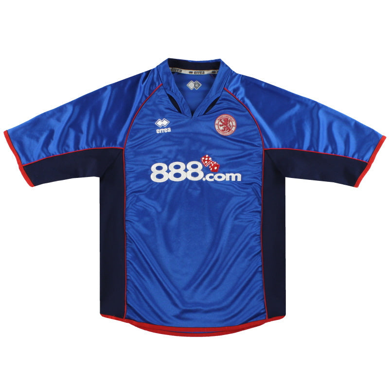 2005-06 Middlesbrough Errea Auswärtstrikot Gr. L Jungen
