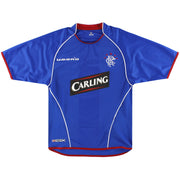 2005-06 Rangers Umbro Heimtrikot XXL