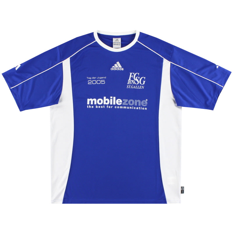 2005-06 St. Gallen adidas Trainingsshirt M