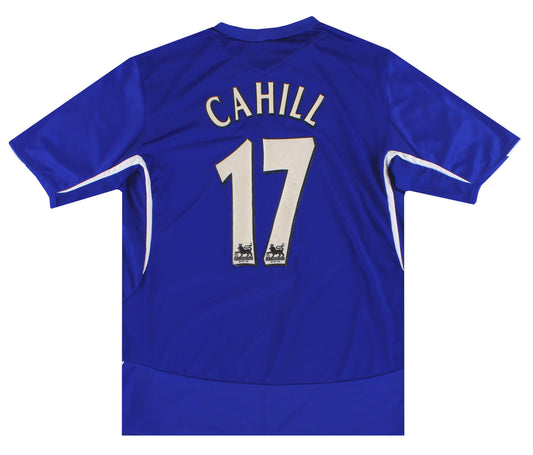 2005-06 Everton Umbro Home Shirt Cahill #17 L