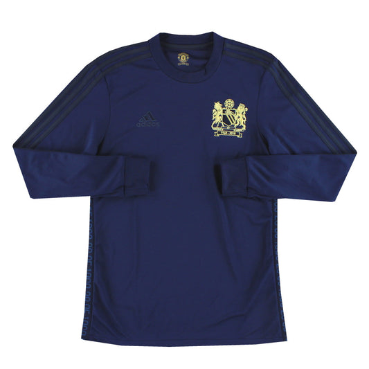 2018-19 Manchester United adidas '50 Year' Anniversary Shirt L/S *Mint* S