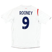 2005-07 England Umbro Heimtrikot Rooney #9 XL