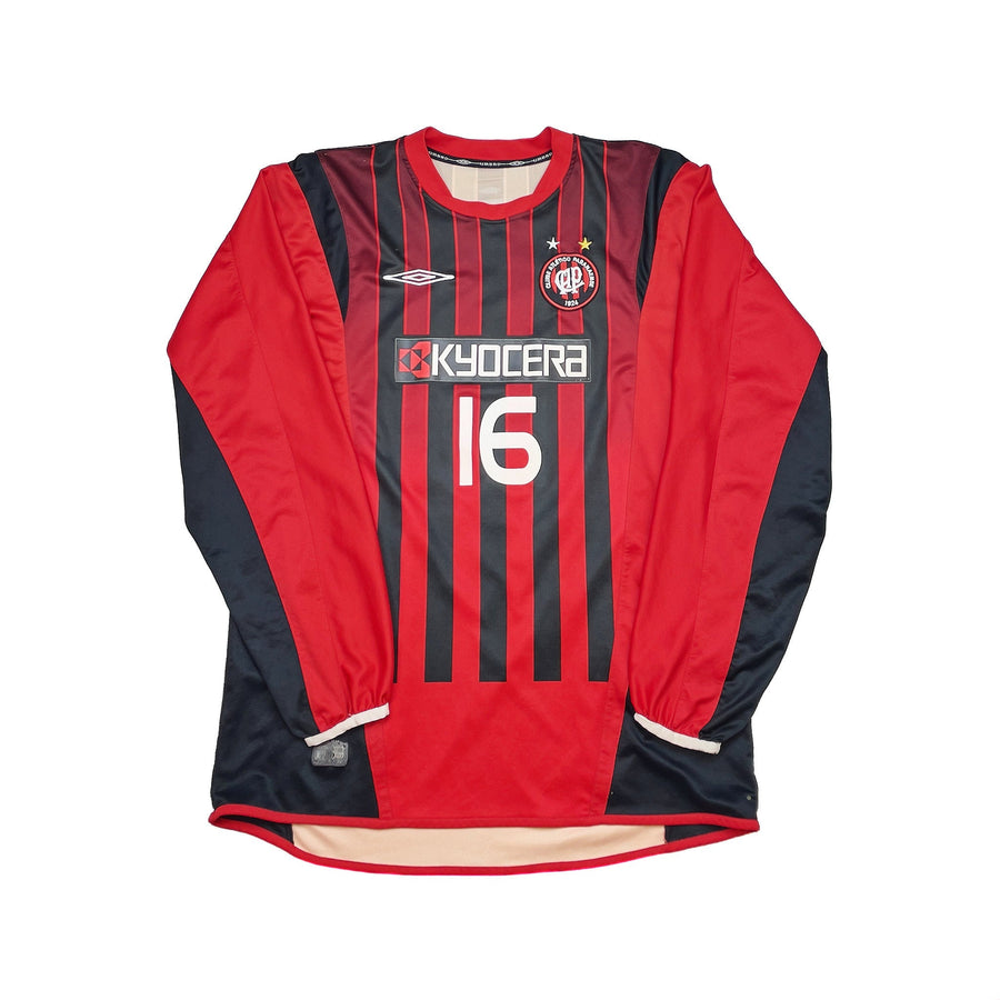 2005 Athletico Paranaense #16 L/S Heimtrikot (XXL) Umbro