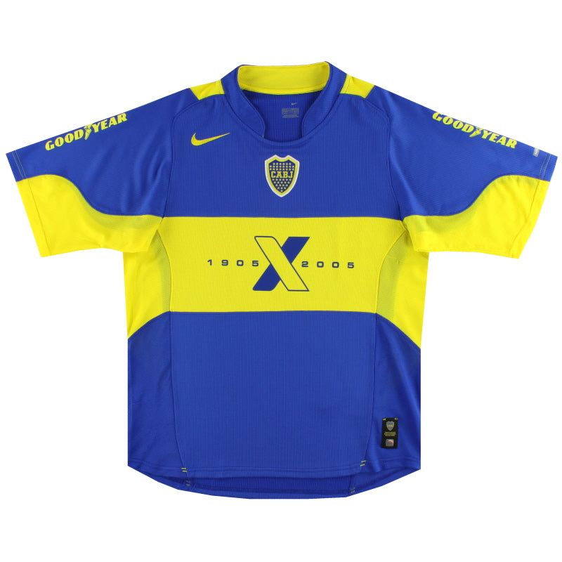 2005 Boca Juniors Nike Jubiläum Heimtrikot Nr. 10 *Neuwertig* L