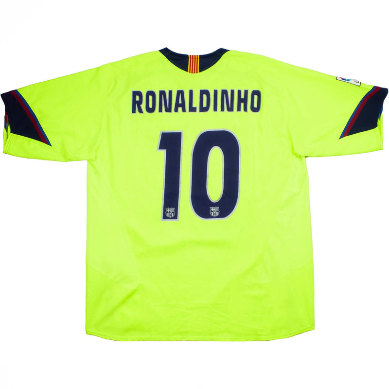 2005/06 Barcelona Ronaldinho #10 Away Shirt (XXL) Nike