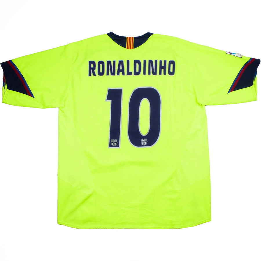 2005/06 Barcelona Ronaldinho #10 Auswärtstrikot (XXL) Nike