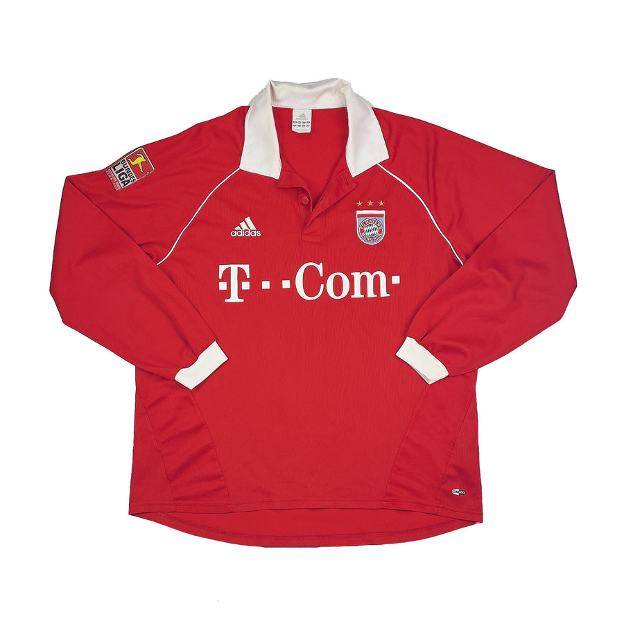 2005/06 Bayern München Ismael #25 *Match Issue* Langarm-Heimtrikot (L) Adidas