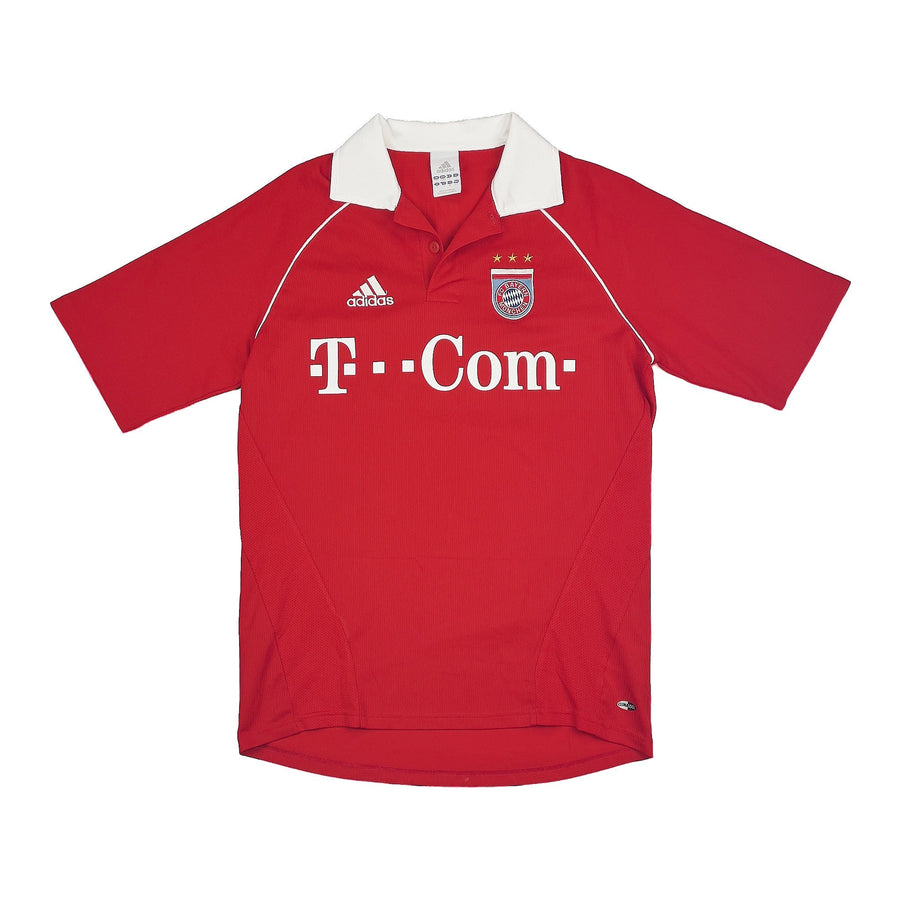 2005/06 FC Bayern München *unterschriebenes* Heimtrikot (S) Adidas