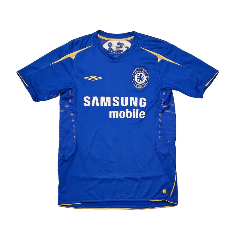 2005/06 Chelsea Lampard #8 *Centenary* Home Shirt (S) Umbro