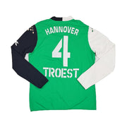 2005/06 Hannover 96 Troest #4 L/S *Match Issued* Heimtrikot (XXL) Diadora