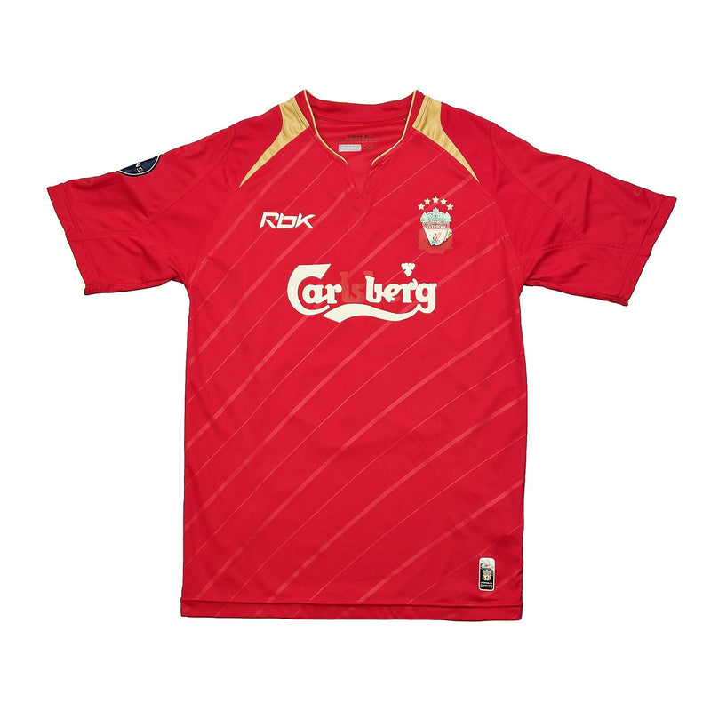 2005/06 Liverpool Carragher #23 C/L Home Shirt (S) Reebok