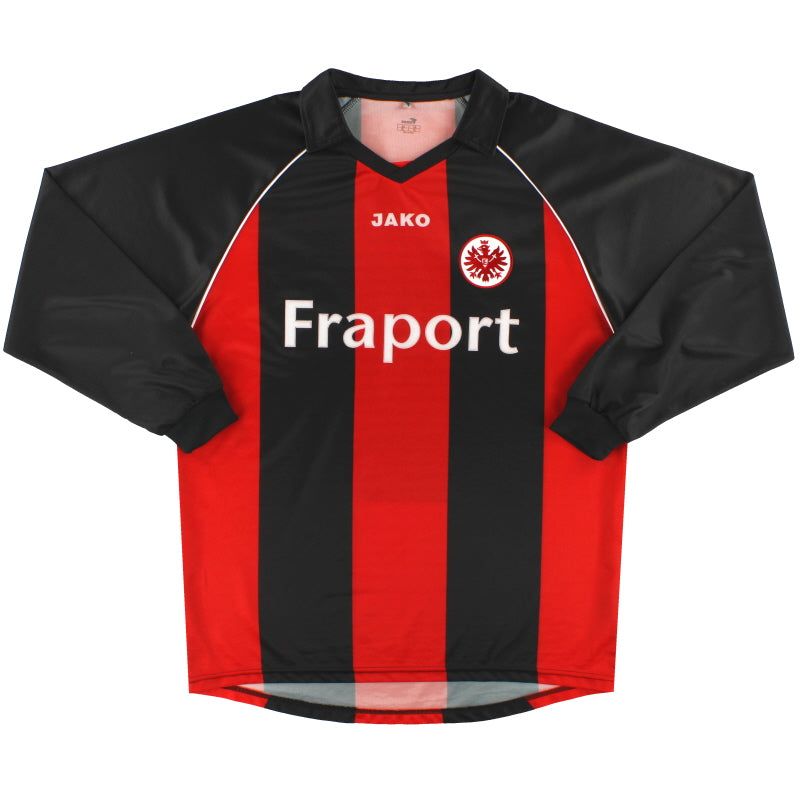 2006-07 Eintracht Frankfurt Jako Heimtrikot langärmlig XL