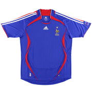 2006-07 Frankreich adidas Heimtrikot *Neuwertig* L