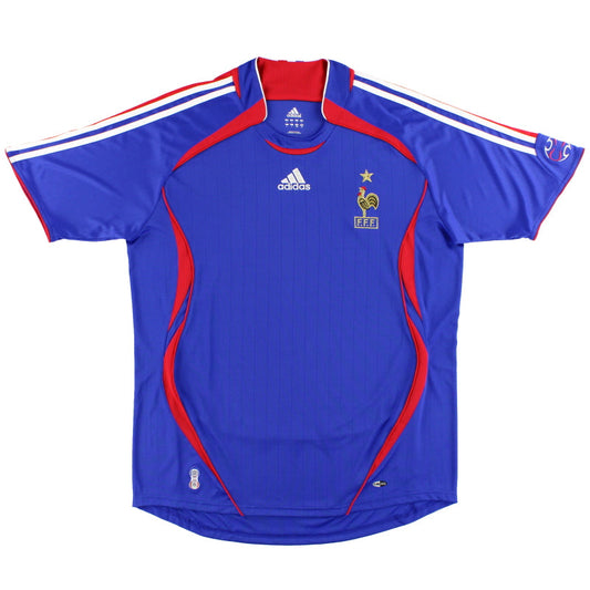 2006-07 France adidas Home Shirt *Mint* L