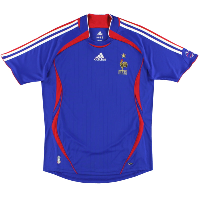 2006-07 Frankreich adidas Heimtrikot S