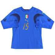 2006-07 Italien Spielerversion Heimtrikot #15 Langarm Damen 14