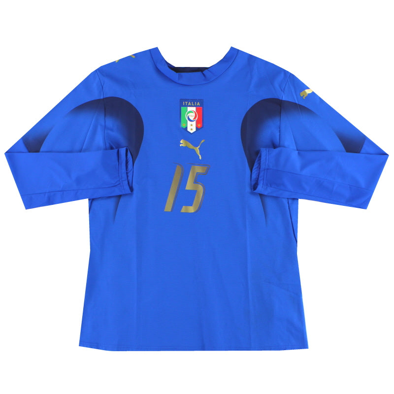 2006-07 Italien Spielerversion Heimtrikot #15 Langarm Damen 14