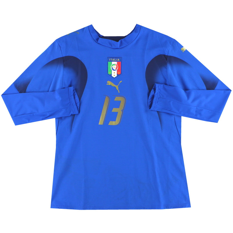 2006-07 Italien Player Issue Heimtrikot #13 Langarm Damen 14