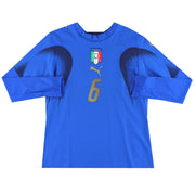 2006-07 Italien Player Issue Heimtrikot #6 L/S Damen 14