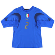 2006-07 Italien Player Issue Heimtrikot #2 Langarm Damen 14