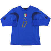 2006-07 Italien Puma Player Issue Heimtrikot #17 Langarm Damen 14