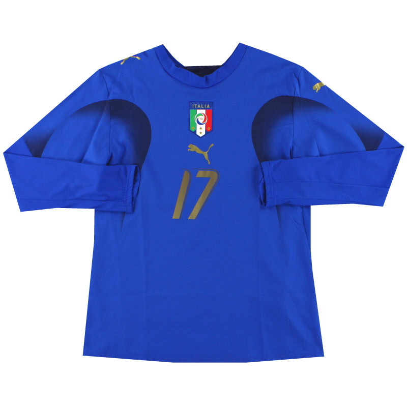 2006-07 Italien Puma Player Issue Heimtrikot #17 Langarm Damen 14