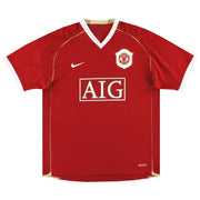 2006-07 Manchester United Nike Heimtrikot XXL