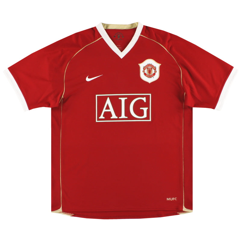 2006-07 Manchester United Nike Heimtrikot XXL