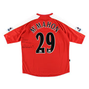 2006-07 Middlesbrough Errea Match Issued Signiertes Heimtrikot McMahon #29 XL