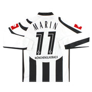 2006-07 Borussia Mönchengladbach Kappa Heimtrikot Marin #11 L/S XL