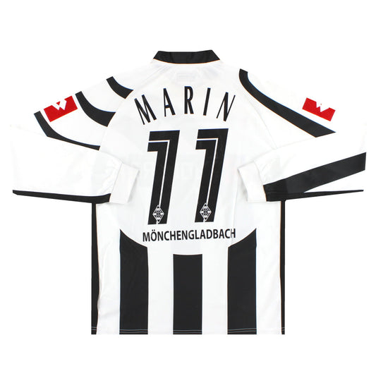2006-07 Borussia Monchengladbach Kappa Home Shirt Marin #11 L/S XL