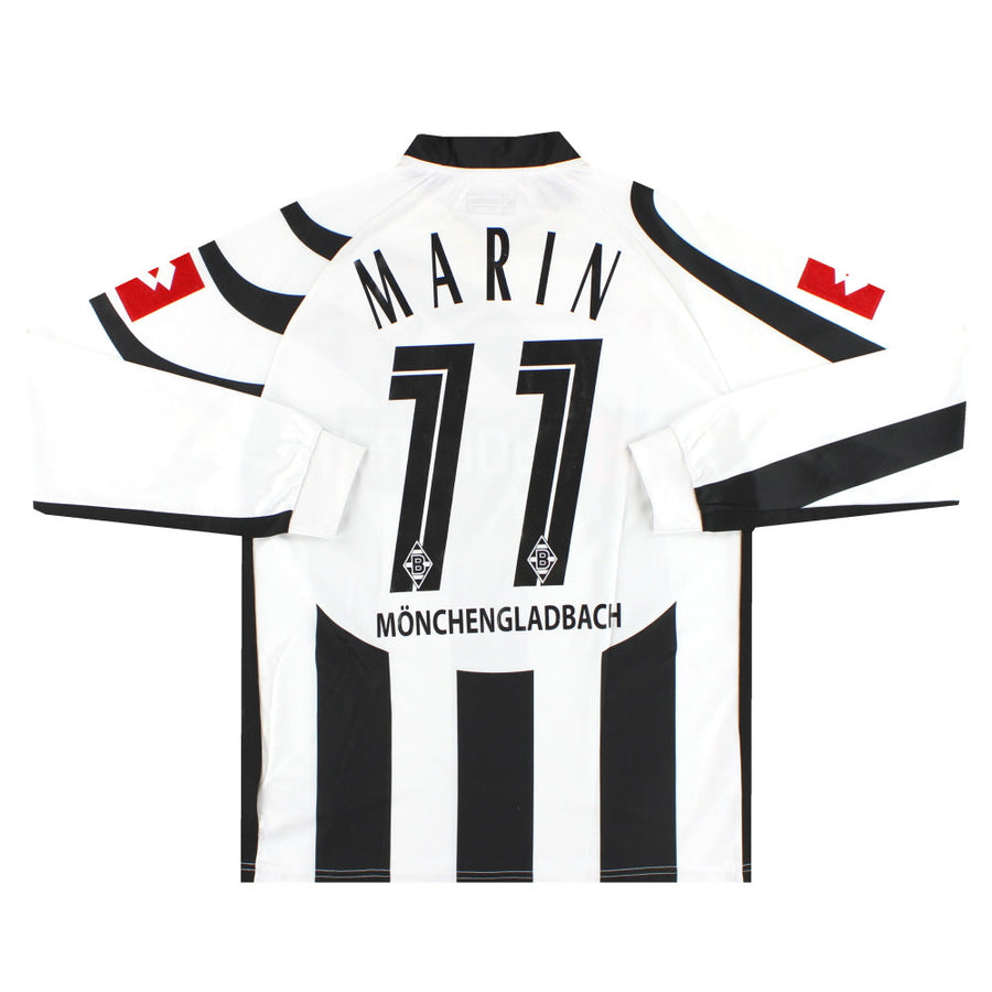 2006-07 Borussia Mönchengladbach Kappa Heimtrikot Marin #11 L/S XL