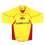 2006-07 Watford Diadora „125 Jahre“ Heimtrikot langärmlig