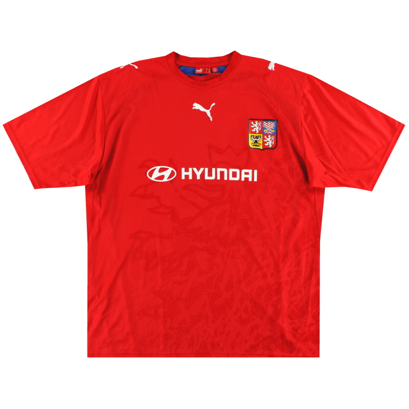 2006-08 Tschechische Republik Puma Heimtrikot *Neuwertig* XL
