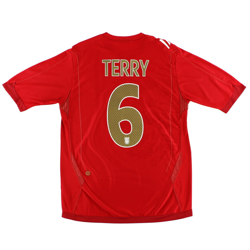 2006-08 England Umbro Auswärtstrikot Terry #6 XL