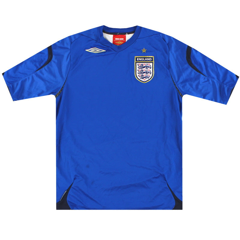 2006-08 England Umbro Torwarttrikot *Neuwertig* M