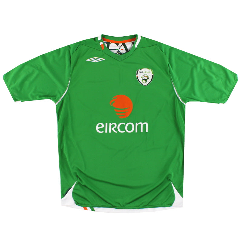 2006-08 Irland Umbro Heimtrikot *Neuwertig* Jungen L