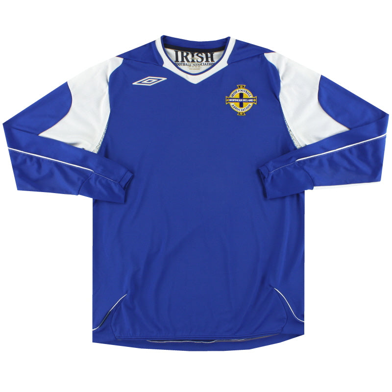 2006-08 Nordirland Umbro Auswärtstrikot L/S M