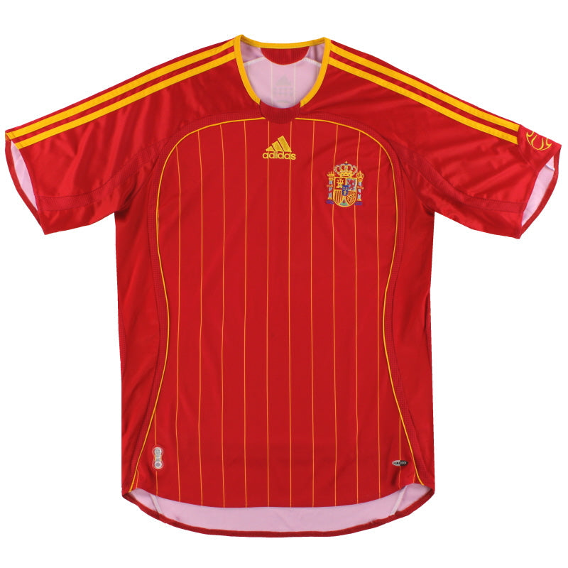 2006-08 Spanien adidas Heimtrikot L