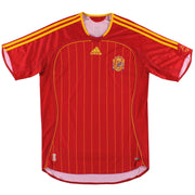 2006-08 Spanien adidas Heimtrikot L