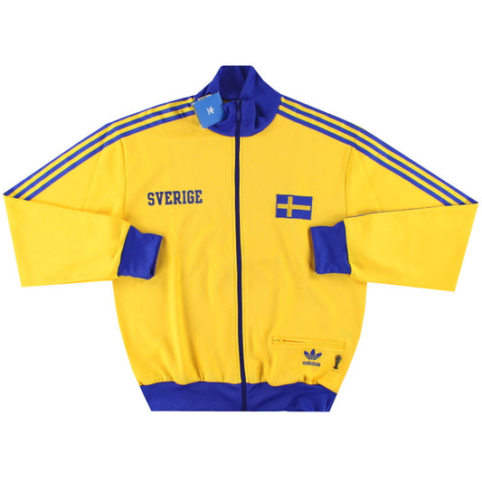 2006-08 Sweden adidas Originals '1974 Reissue' World Cup Track Top *w/tags* S