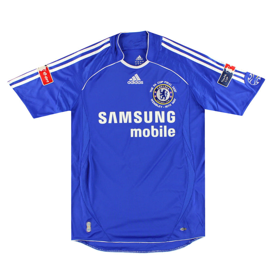 2006-08 Chelsea adidas Heimtrikot „F.A. Cup Final“ Gr. S