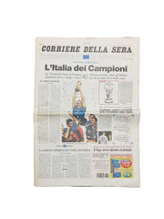 2006 Italien Weltmeister Zeitung Corriere Della Sera